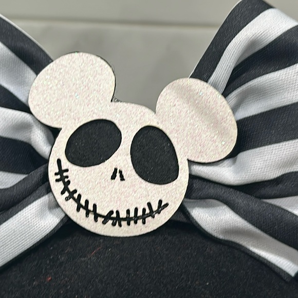 Disney Inspired Mickey as Jack Skellington Minnie Sequin Ears Headband NEW NBC - Picture 4 of 10